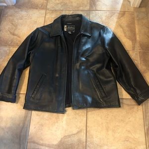 Eddie Bauer leather coat